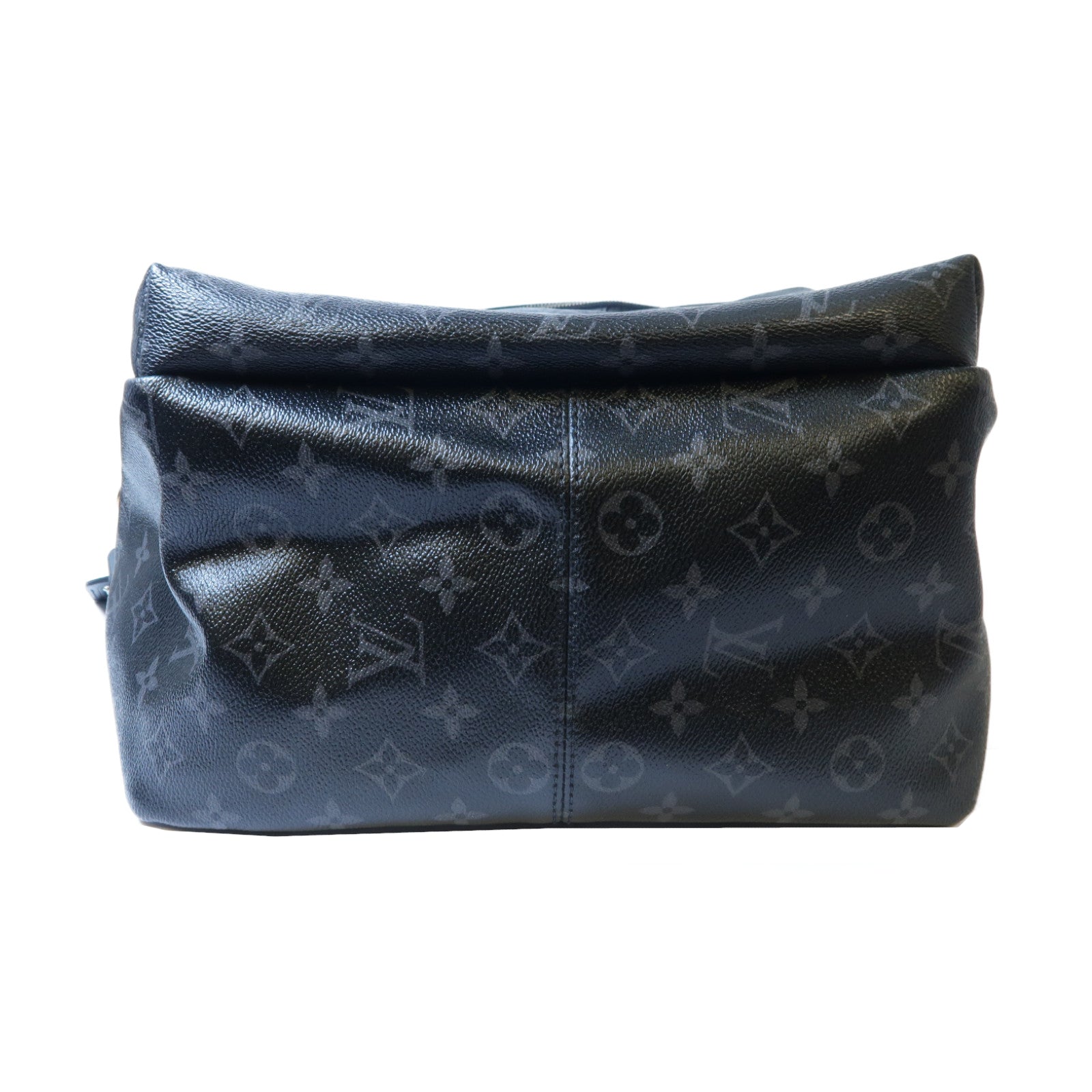LOUIS VUITTON Monogram Eclipse LV x Fragment Apollo銀扣背包黑色