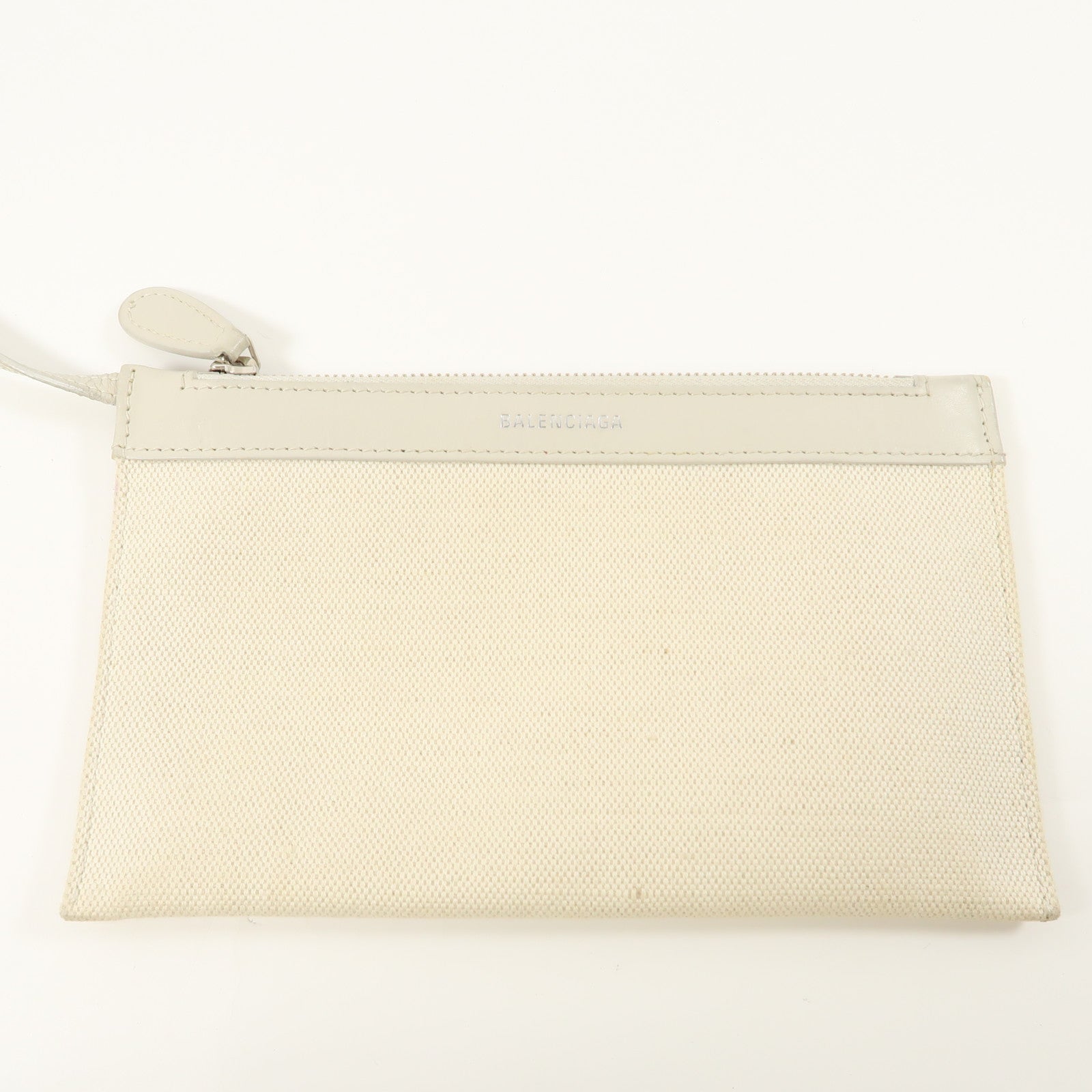 BALENCIAGA 帆布Navy Cabas手挽袋白色