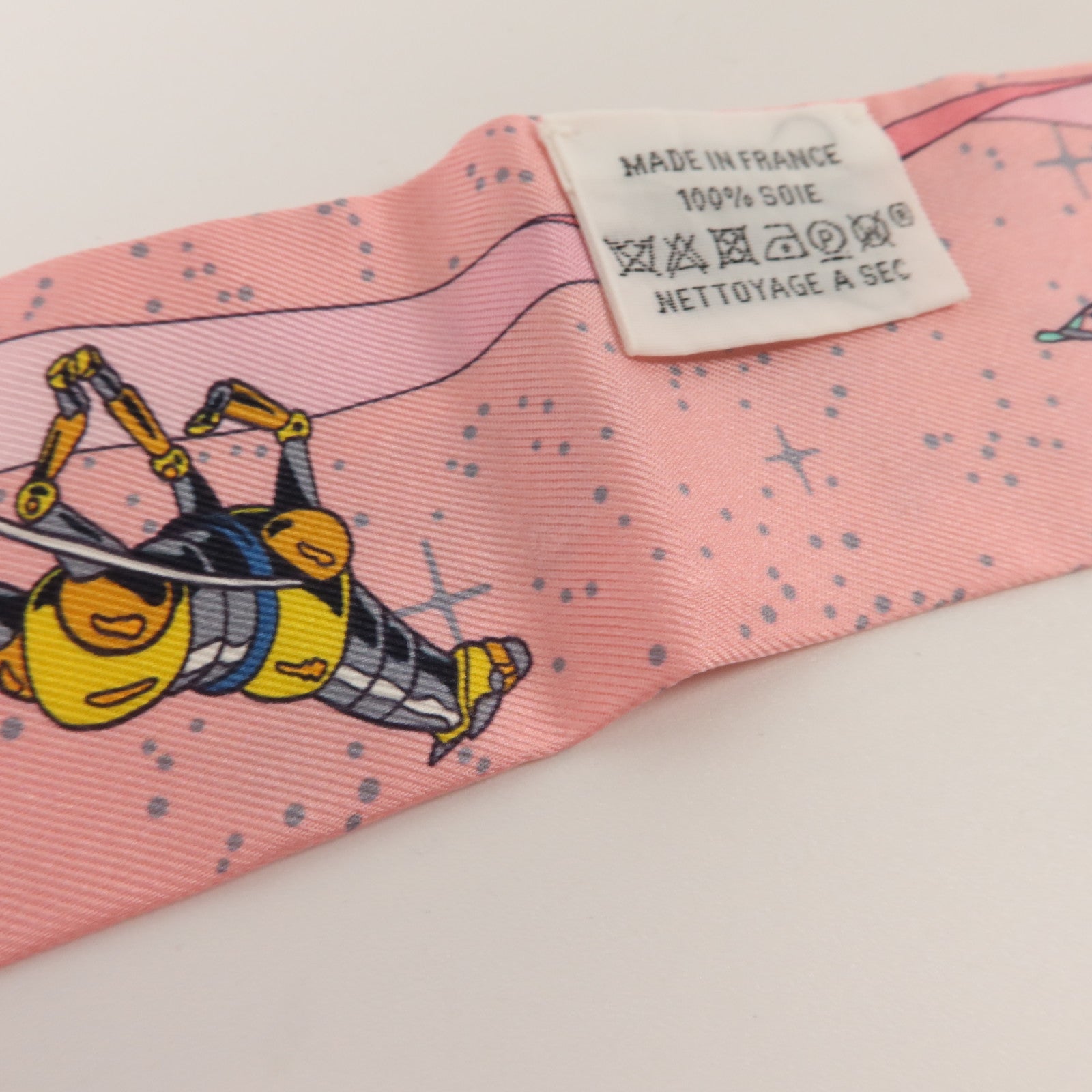 HERMES 絲質Twilly絲巾