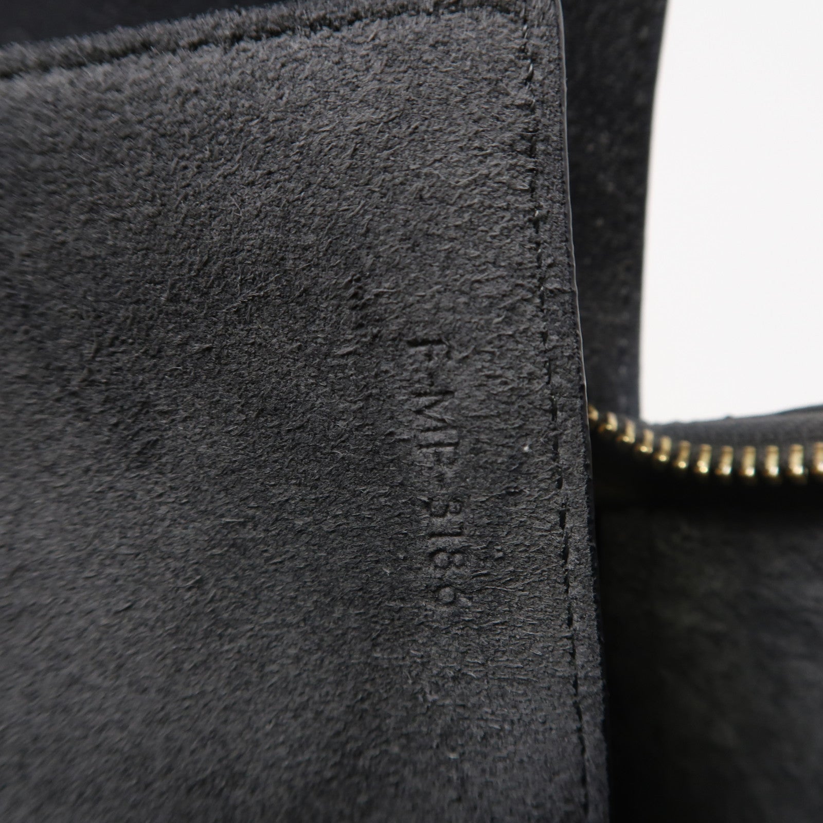 CELINE 牛皮皮革Belt Bag金扣手挽肩背兩用袋灰色