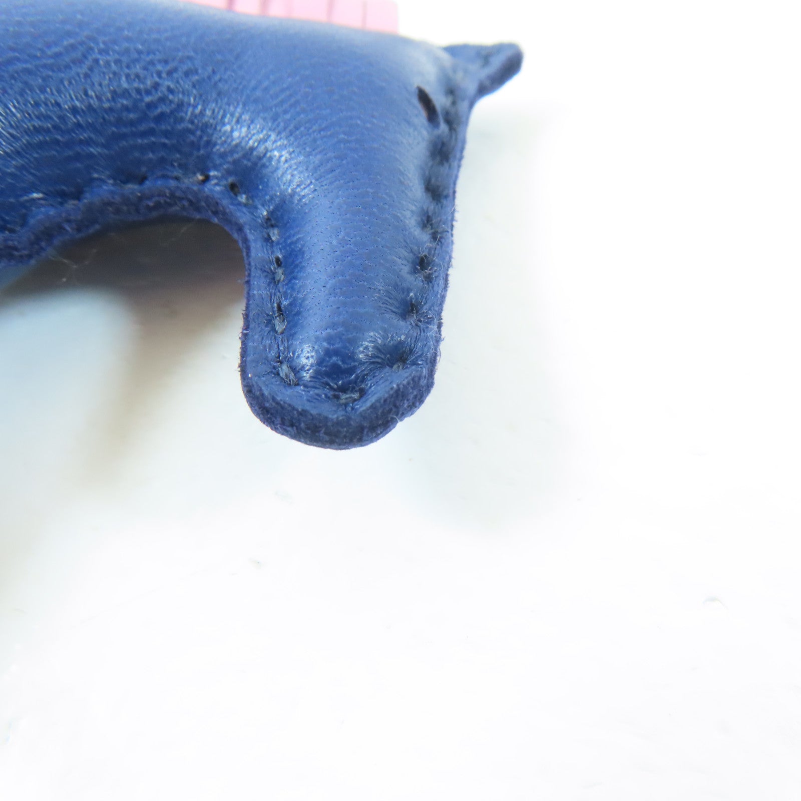 HERMES Swift皮革Rodeo PM掛飾Blue Saphir/藍色