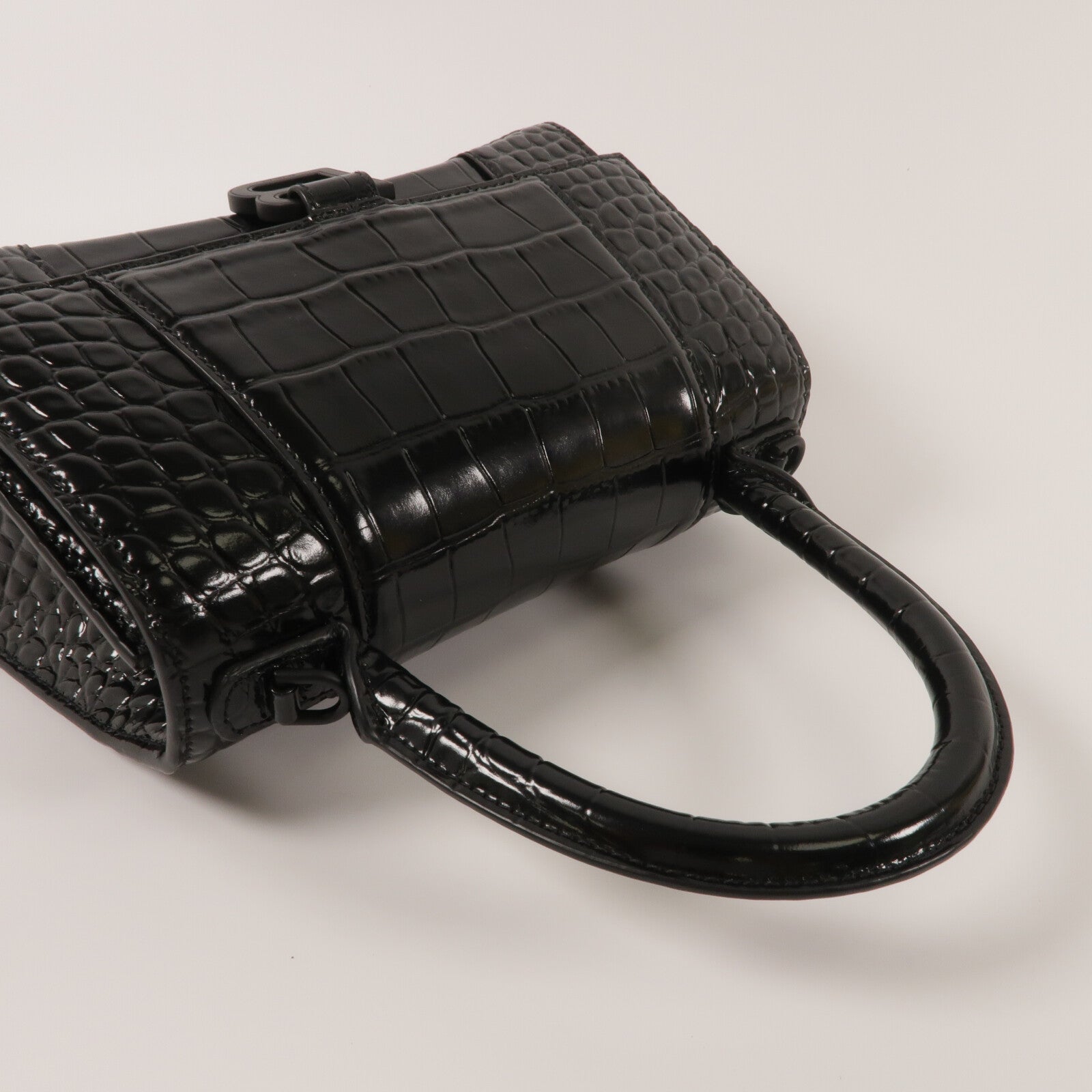 BALENCIAGA 牛皮皮革Hourglass Small手挽肩背兩用袋