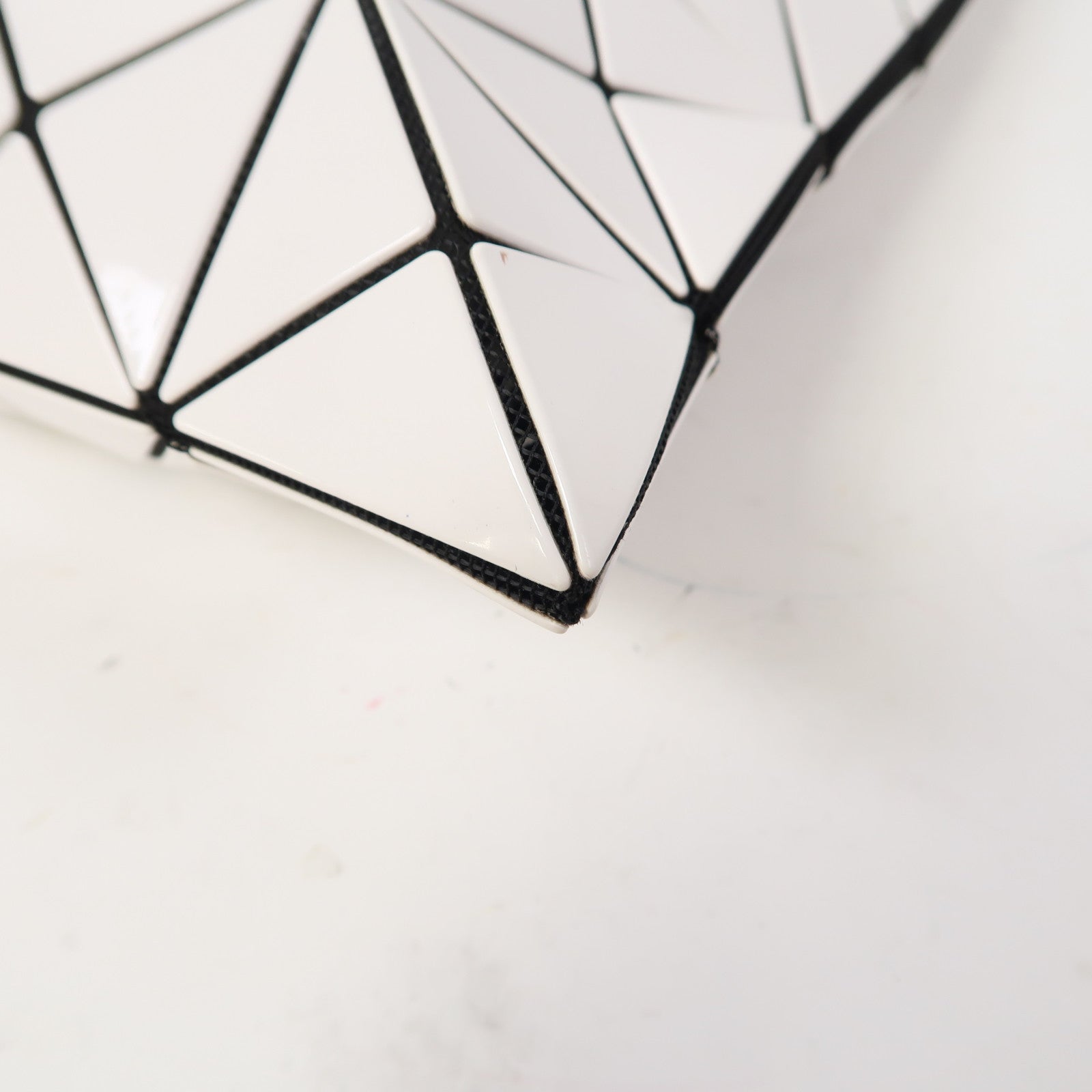 BAO BAO ISSEYMIYAKE PVC Shoulder Bag肩背袋白色