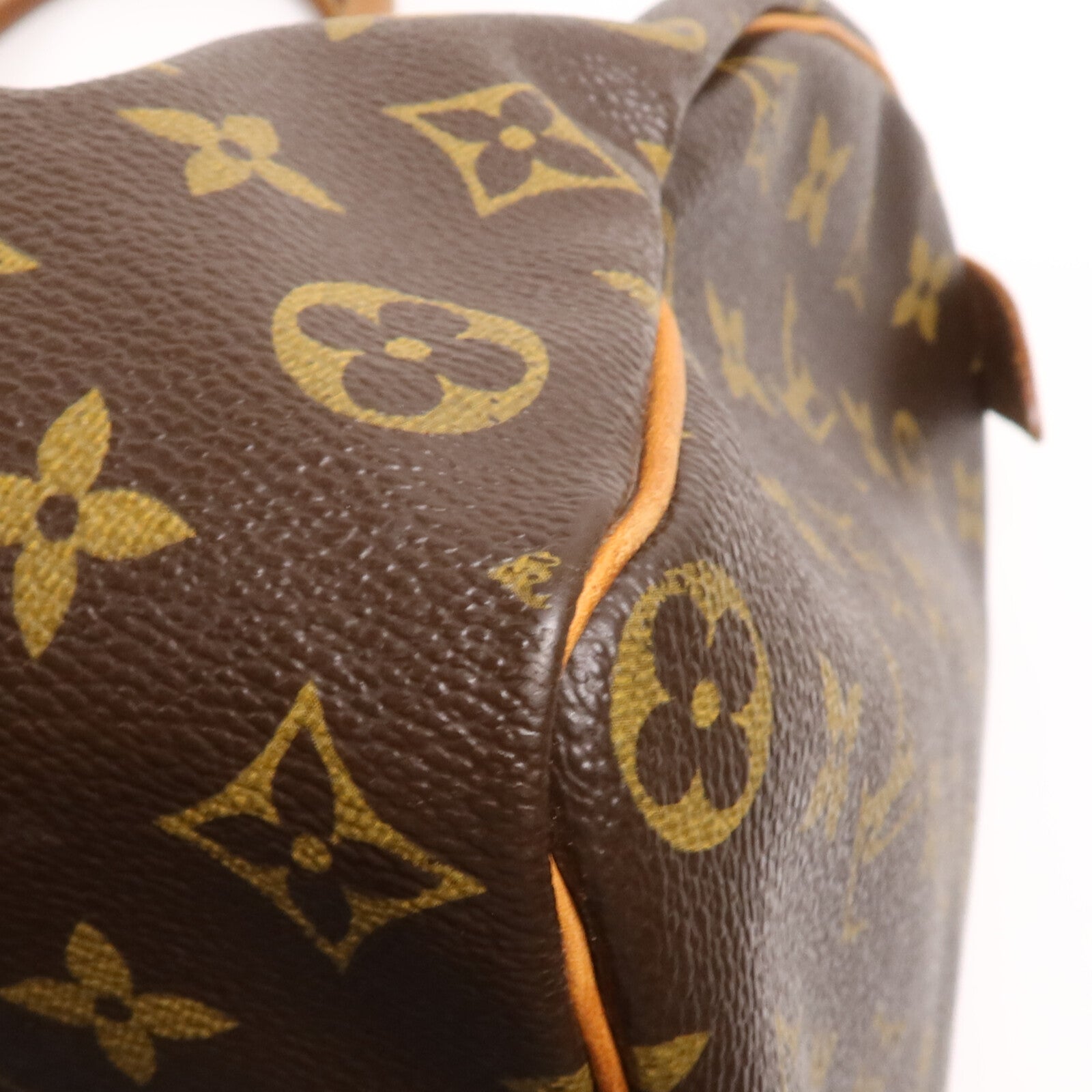 LOUIS VUITTON Monogram Speedy 35金扣手挽袋