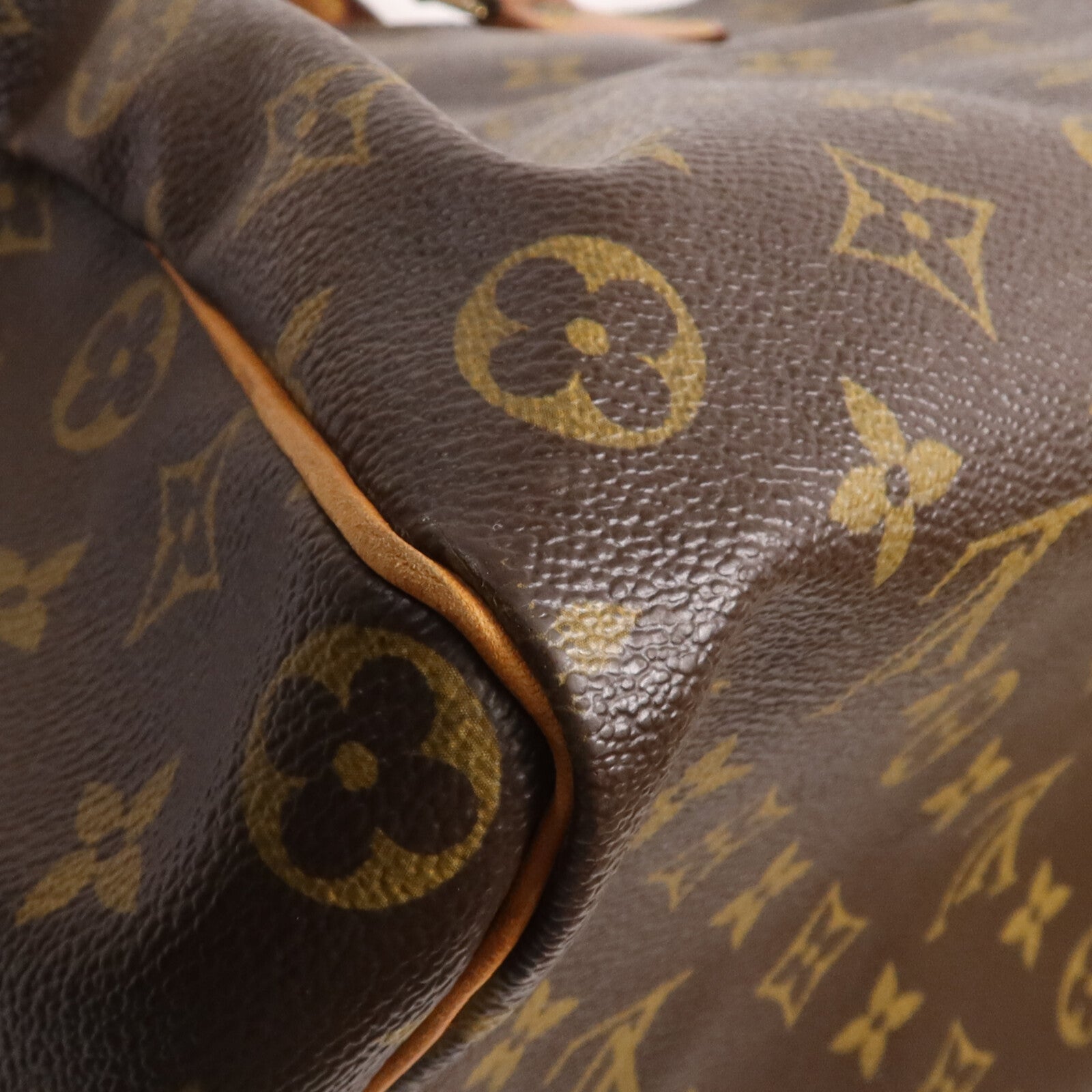 LOUIS VUITTON Monogram Speedy 35金扣手挽袋