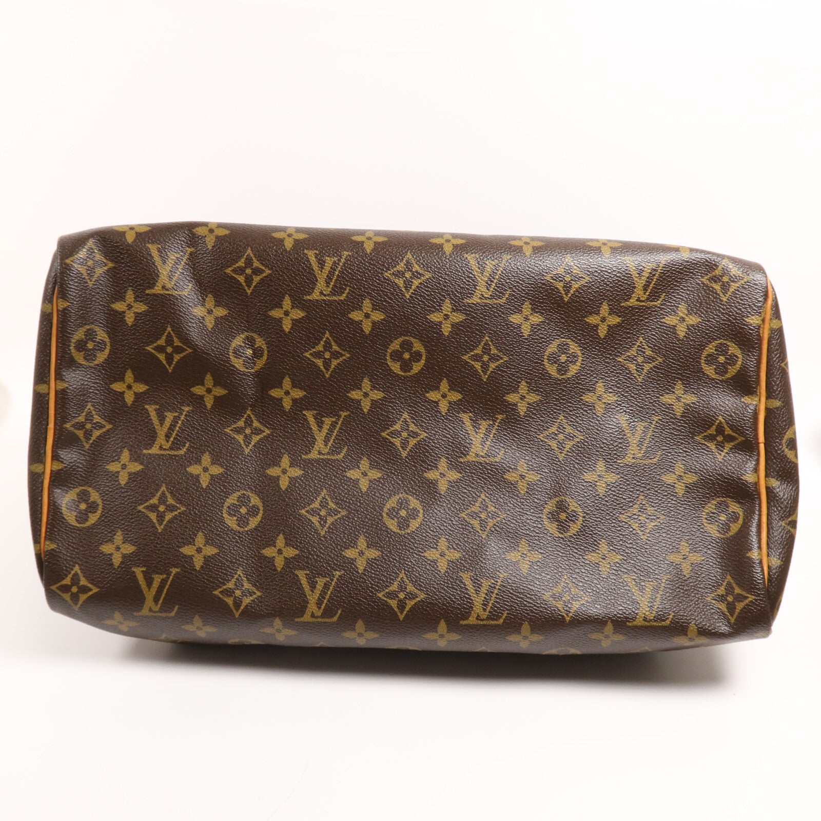 LOUIS VUITTON Monogram Speedy 35金扣手挽袋