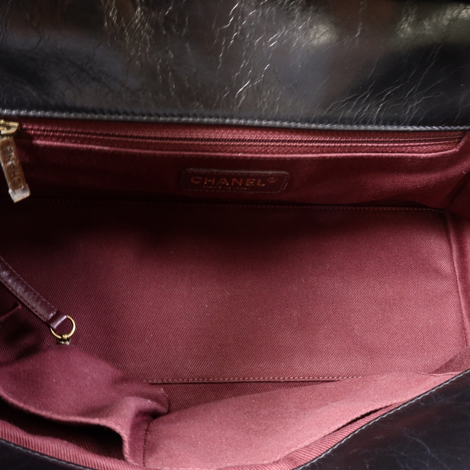 CHANEL 牛皮皮革Chain Shoulder Bag鏈帶肩背袋