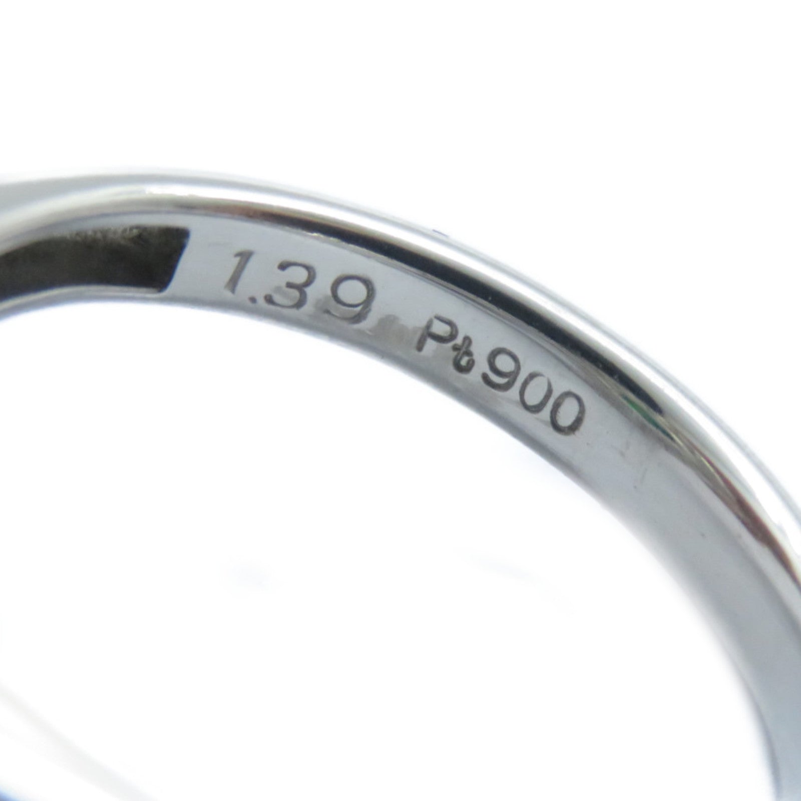JEWELRY 【激減優惠】PT900鉑金Emerald Diamond Ring 1.39ct綠寶石/0.71ct鑽石戒指US#5