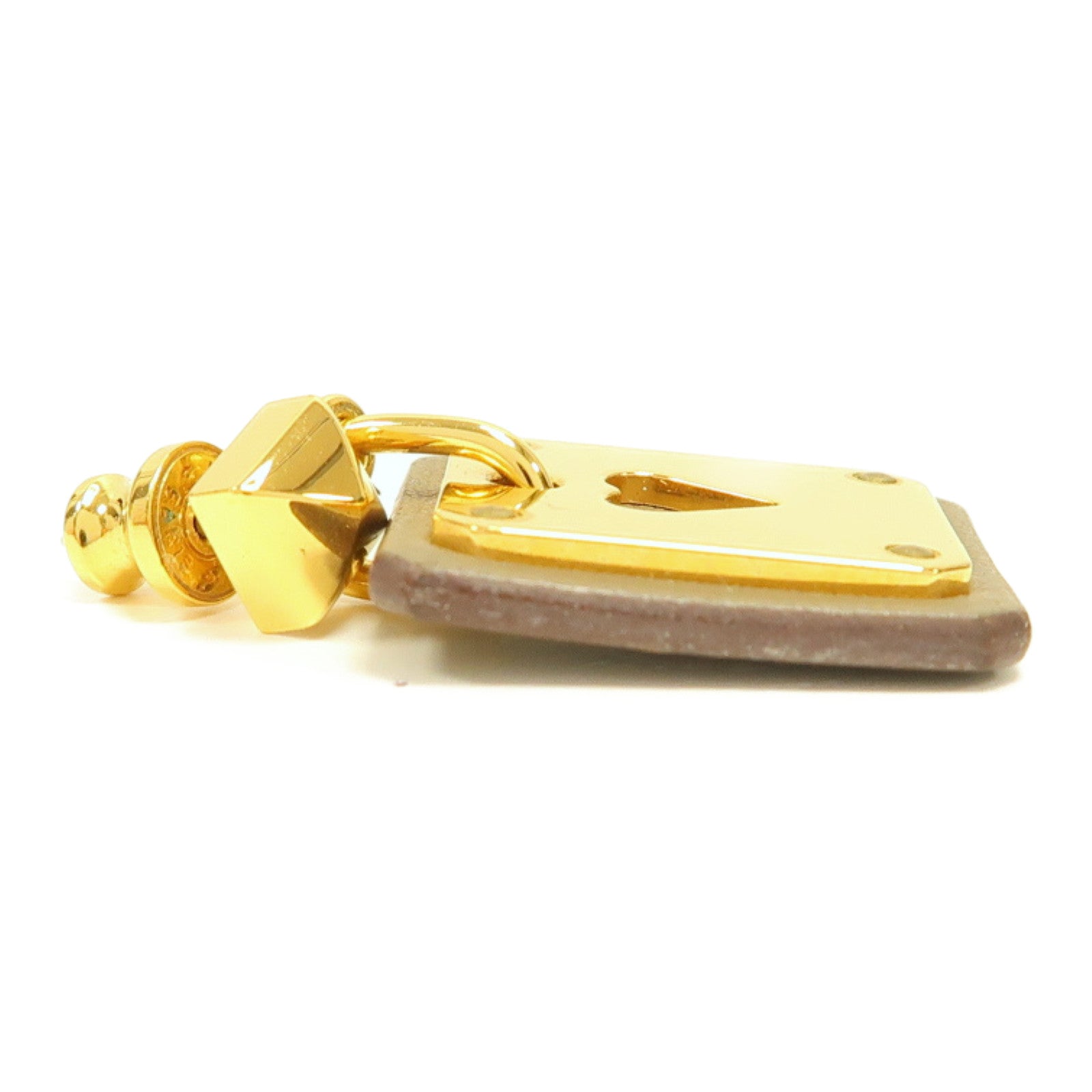 HERMES 【激減優惠】金屬Earrings耳環金色/啡色