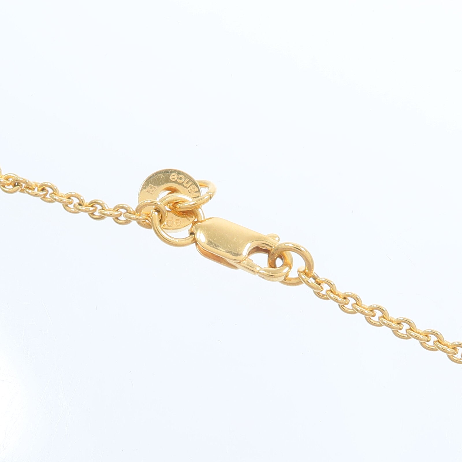 HERMES Swift皮革/金屬Cor H Necklace項鍊