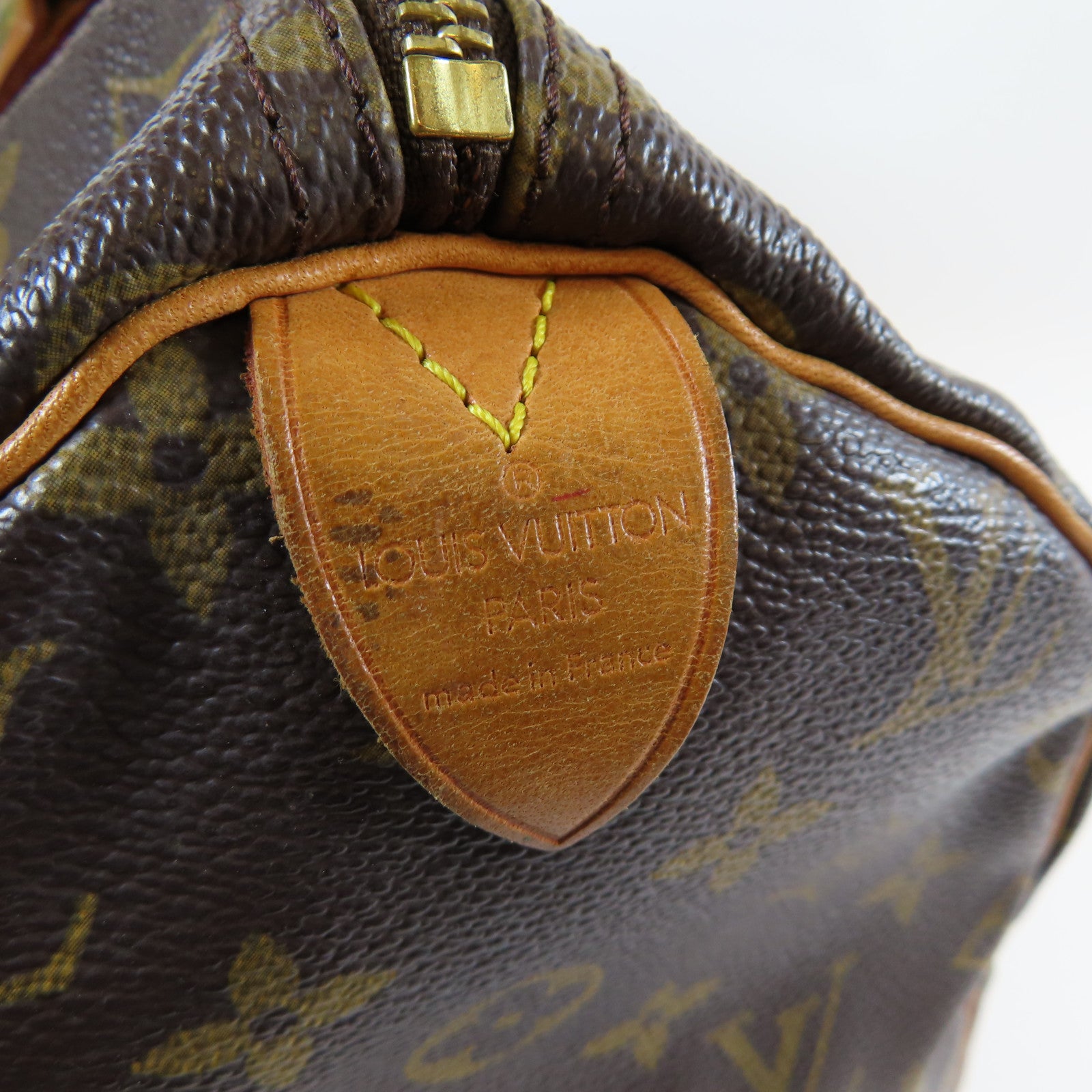 LOUIS VUITTON **【激減優惠】Monogram Speedy 30金扣手挽袋啡色