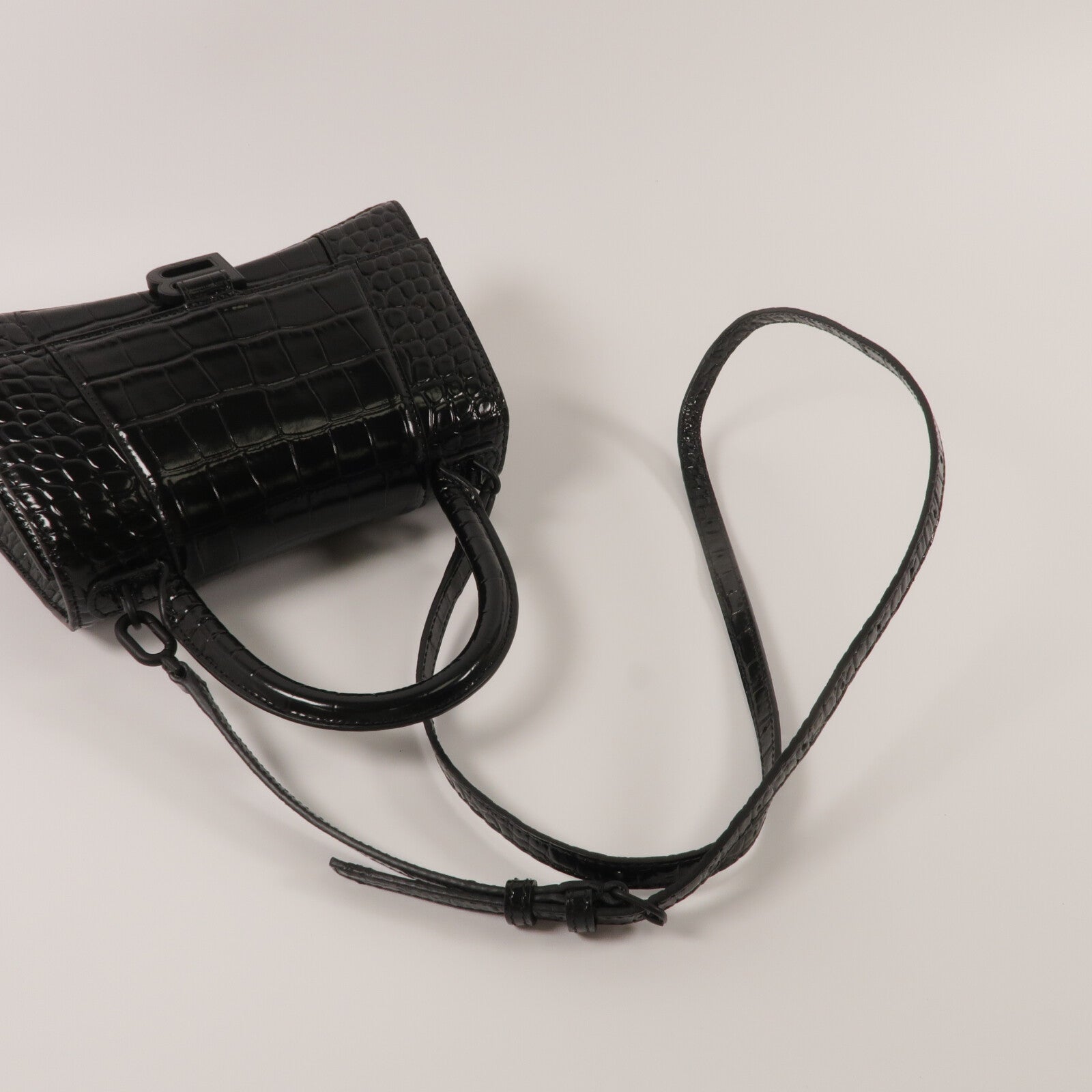 BALENCIAGA 牛皮皮革Hourglass Small手挽肩背兩用袋