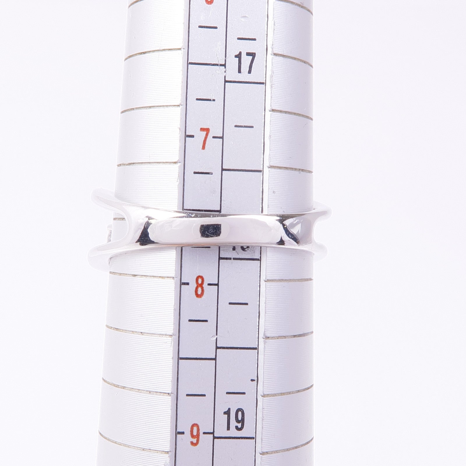 JEWELRY PT900鉑金Sapphire Diamond Ring藍寶石/鑽石戒指US#7.5