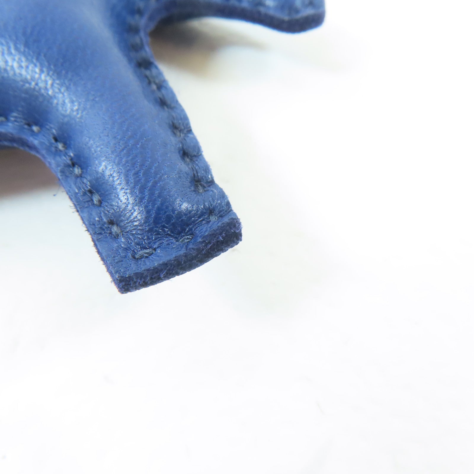 HERMES Swift皮革Rodeo PM掛飾Blue Saphir/藍色