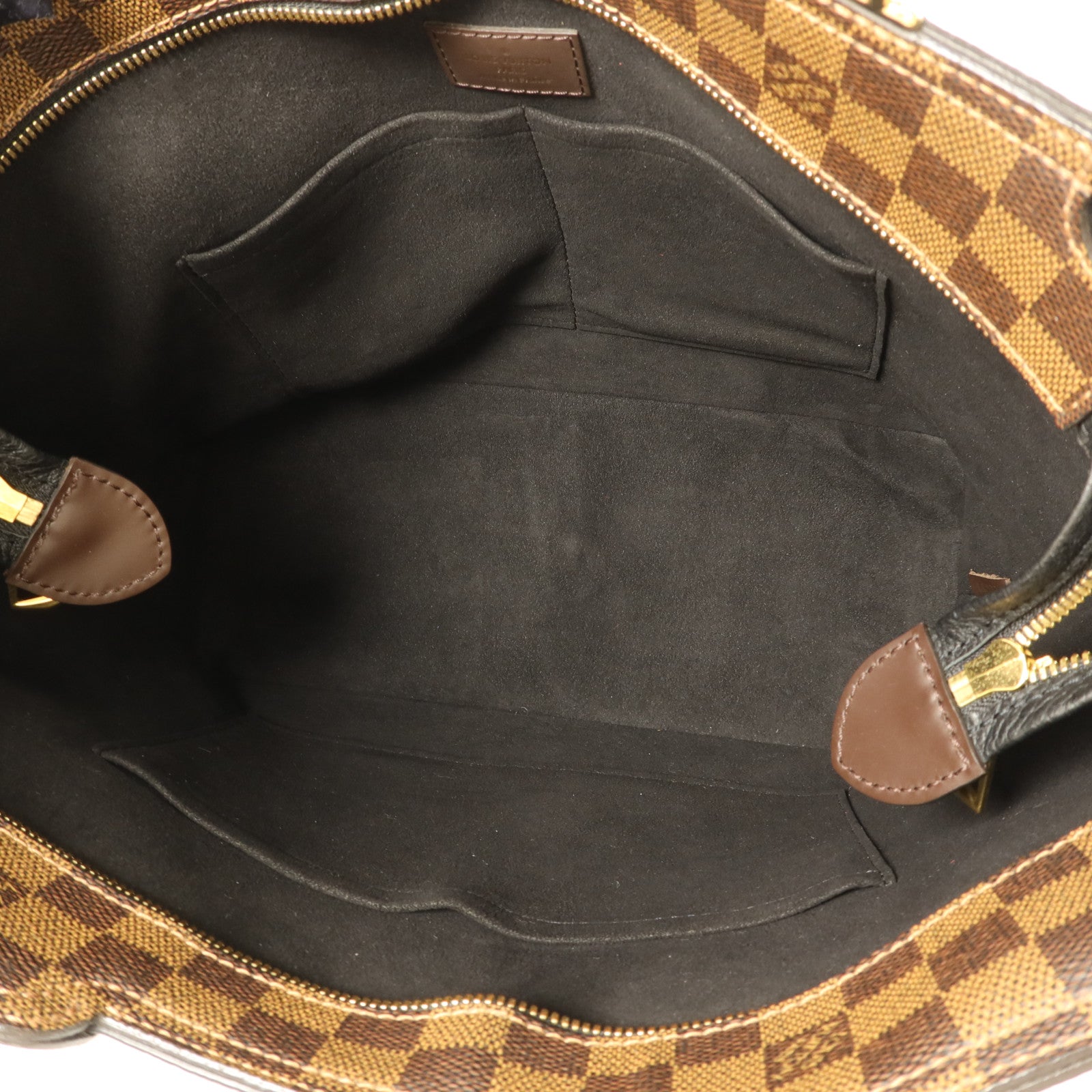 LOUIS VUITTON Damier Jersey金扣手挽肩背兩用袋