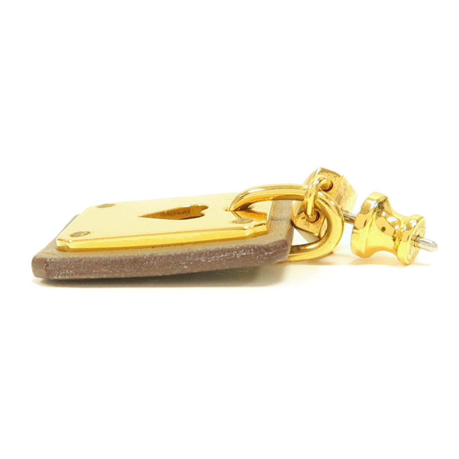 HERMES 【激減優惠】金屬Earrings耳環金色/啡色