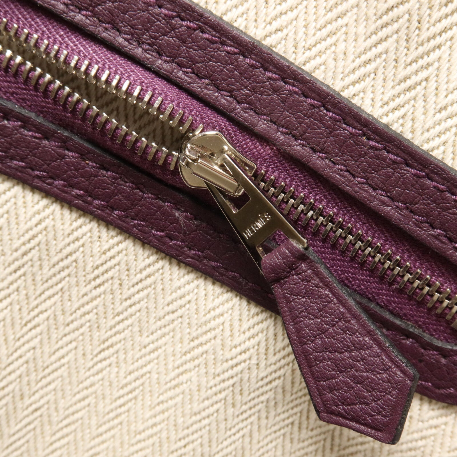 HERMES Negonda皮革Garden Party TPM手挽袋Cassis