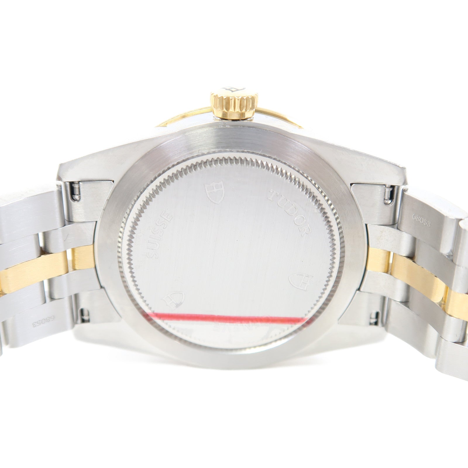 TUDOR Glamour Date不鏽鋼/18K黃金手錶自動機芯金色