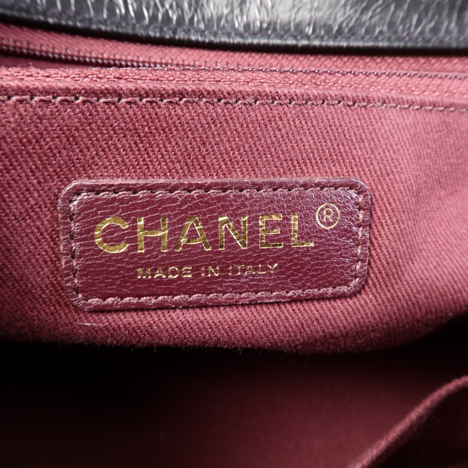 CHANEL 牛皮皮革Chain Shoulder Bag鏈帶肩背袋