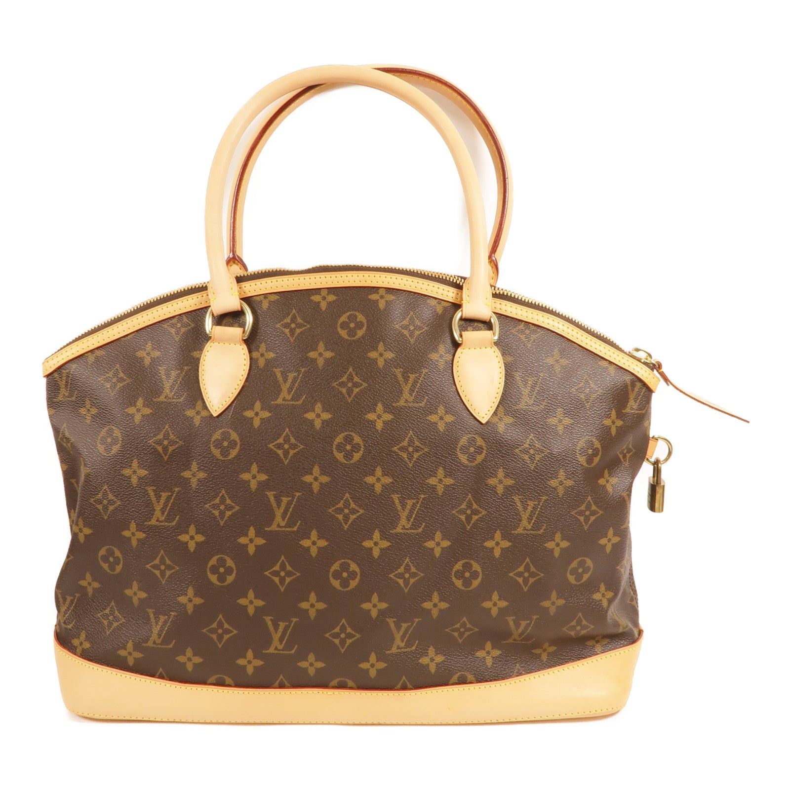 LOUIS VUITTON Monogram Lockit Horizontal金扣肩背袋