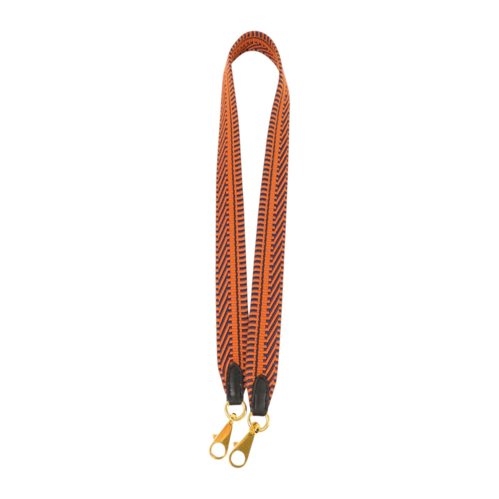 HERMES 帆布/Swift皮革Sangle Cavale Strap 25mm金扣肩帶