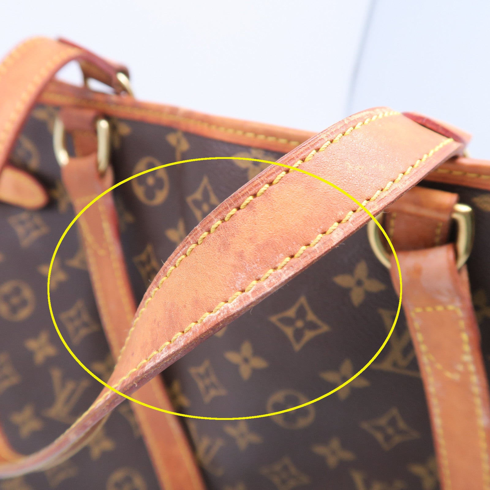 LOUIS VUITTON 【激減優惠】Monogram Batignolles Horizontal金扣肩背袋啡色