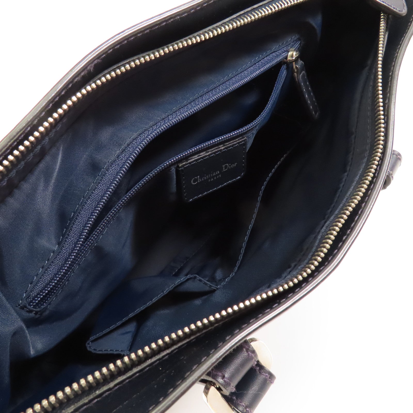 Dior 帆布Hand Bag銀扣手挽袋