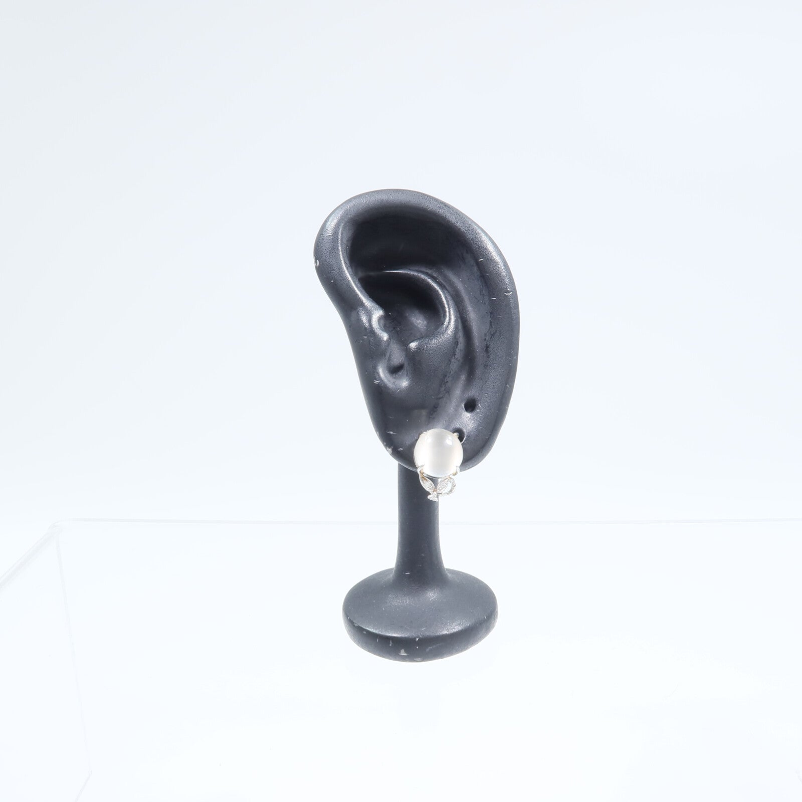 JEWELRY 18K白金Moonstone Earring月光石耳環