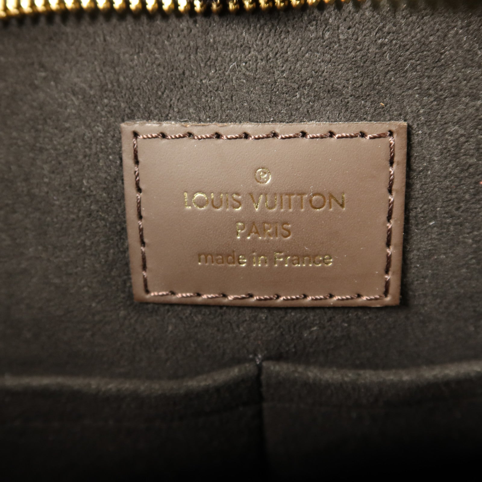 LOUIS VUITTON Damier Jersey金扣手挽肩背兩用袋