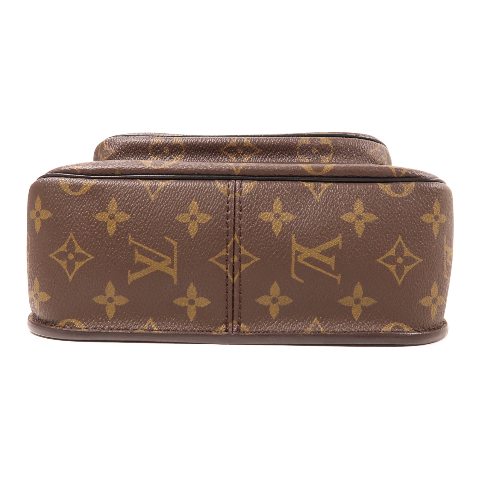 LOUIS VUITTON Monogram Passy金扣肩背袋棕色