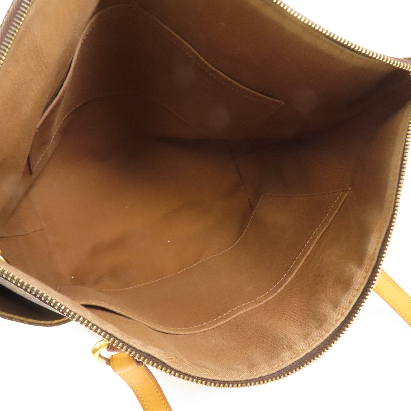 LOUIS VUITTON Monogram Totally MM金扣肩背袋棕色