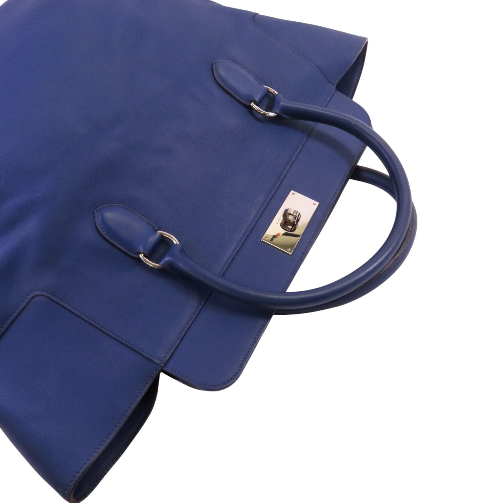 HERMES Swift皮革Tool Box 33銀扣手挽肩背兩用袋