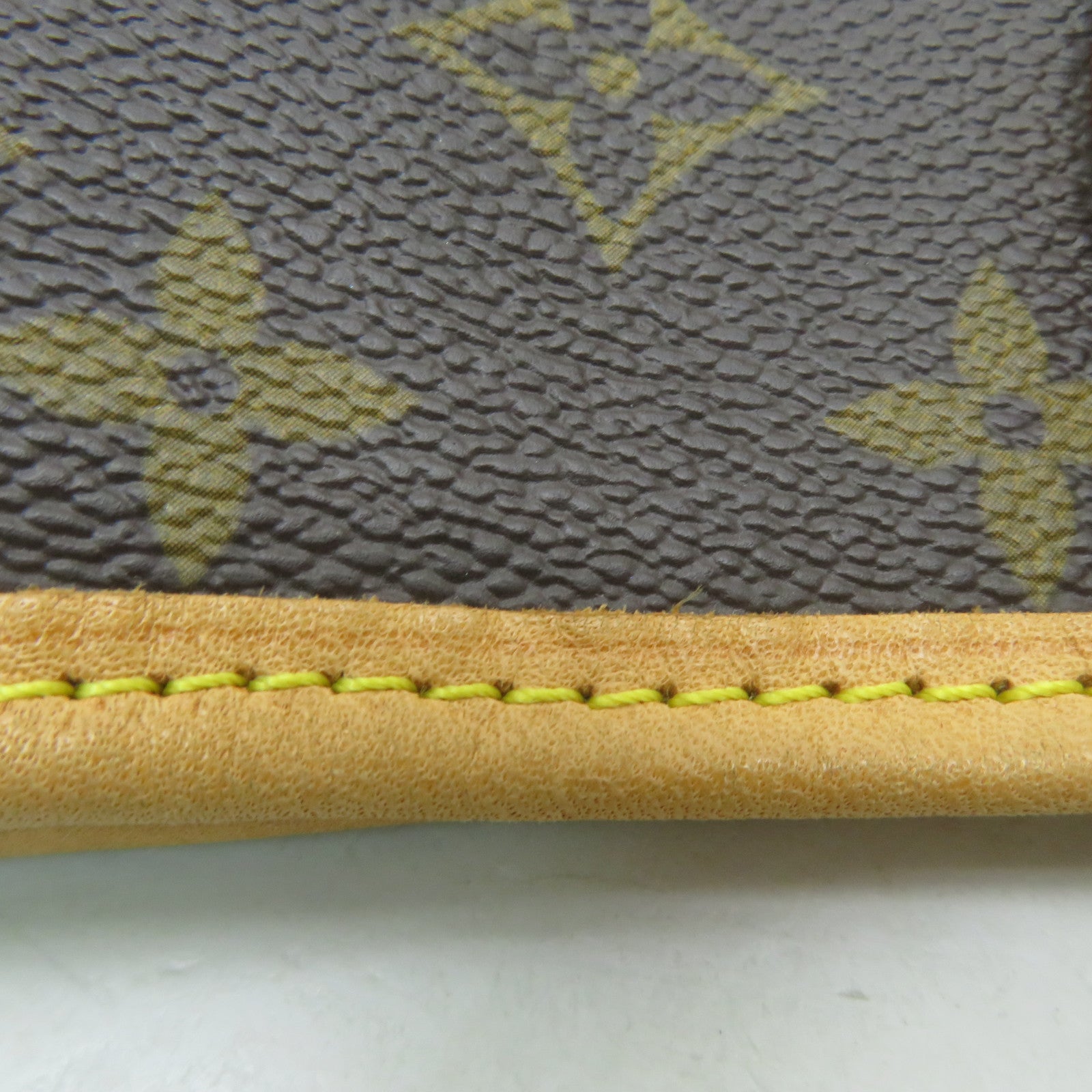 LOUIS VUITTON Monogram Neverfull GM金扣手挽袋啡色