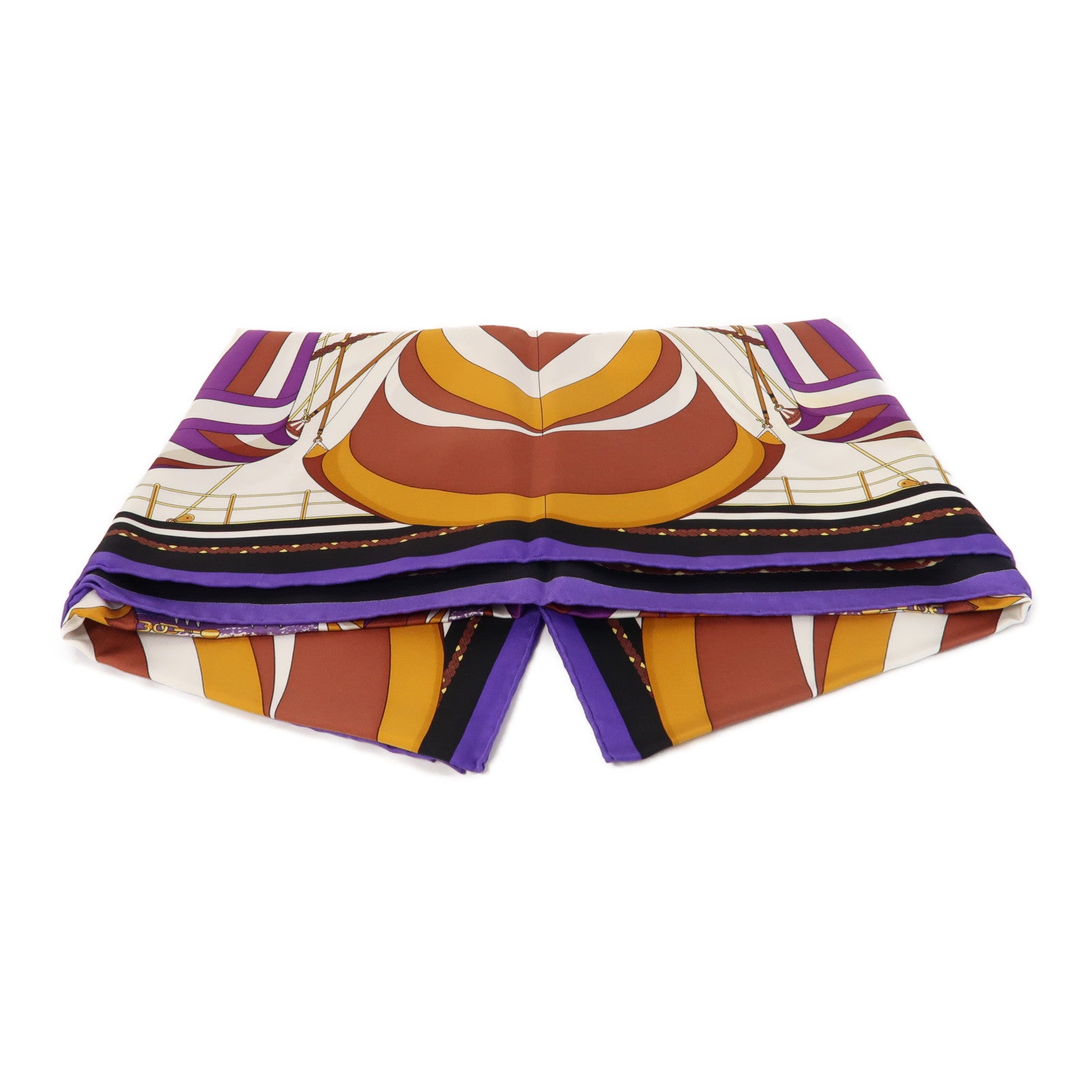 HERMES 【激減優惠】絲質Scarf 90x90絲巾紫色/啡色/藍色