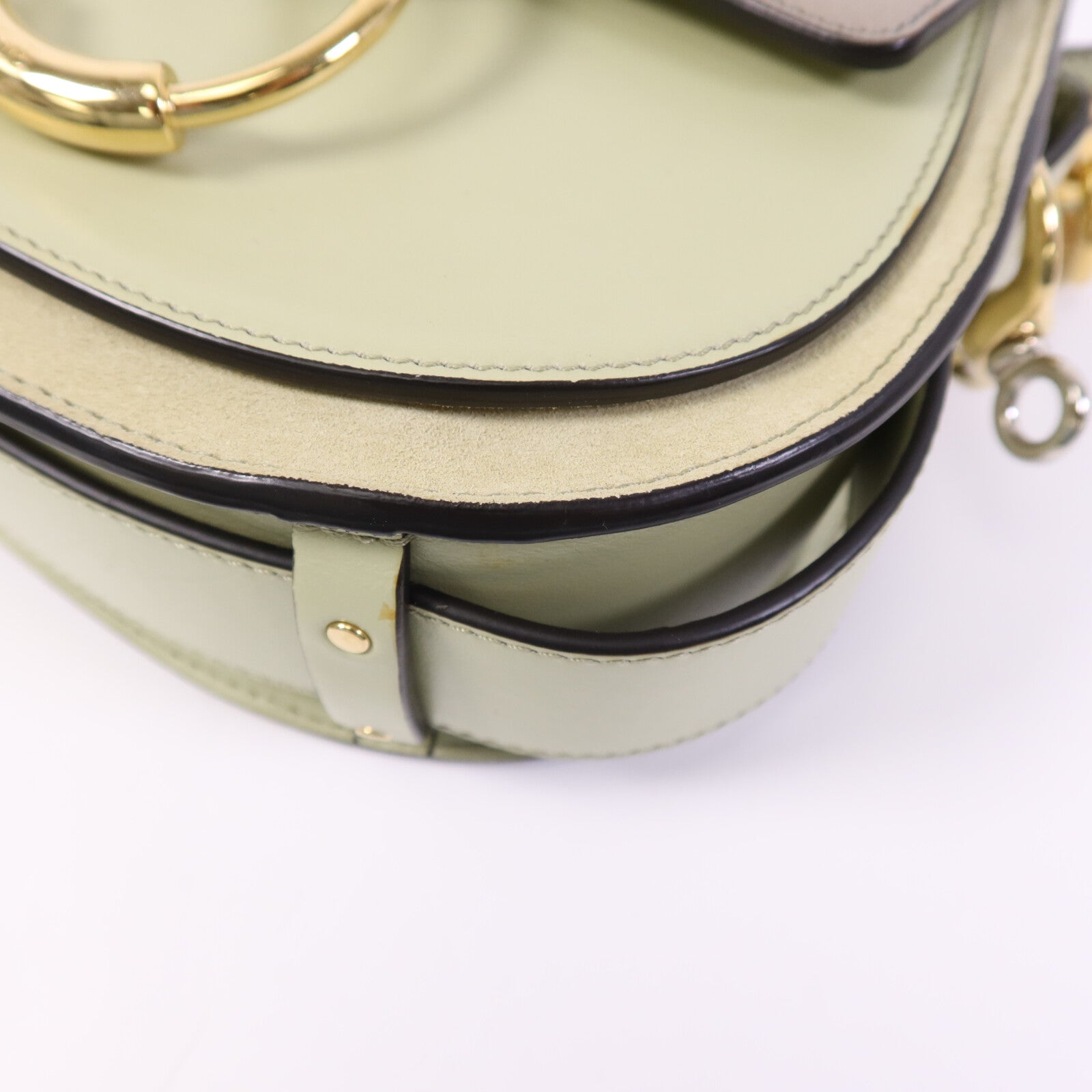 Chloe 牛皮皮革2 Way Shoulder Bag金扣手挽肩背兩用袋