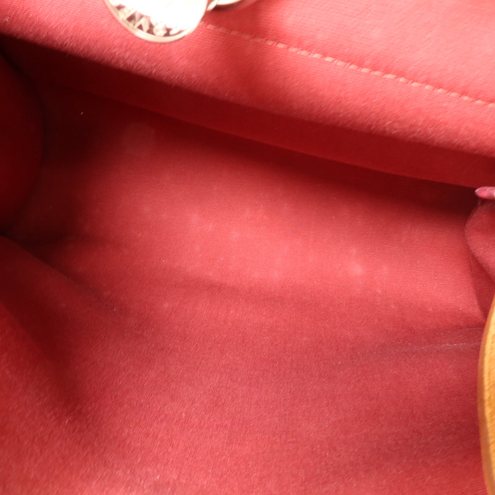 HERMES 帆布Herbag PM手挽肩背兩用袋Rubis/Fauve