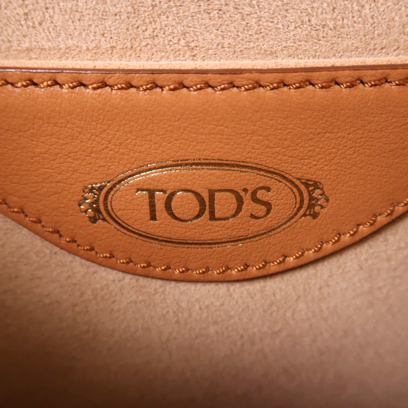 TOD'S 牛皮皮革Shoulder Bag金扣肩背袋