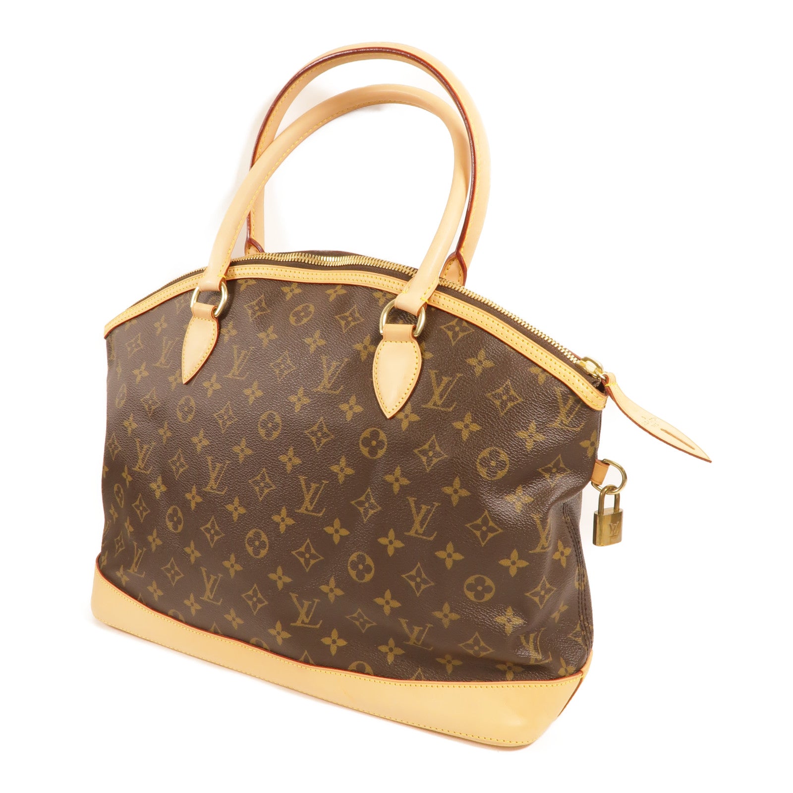 LOUIS VUITTON Monogram Lockit Horizontal金扣肩背袋