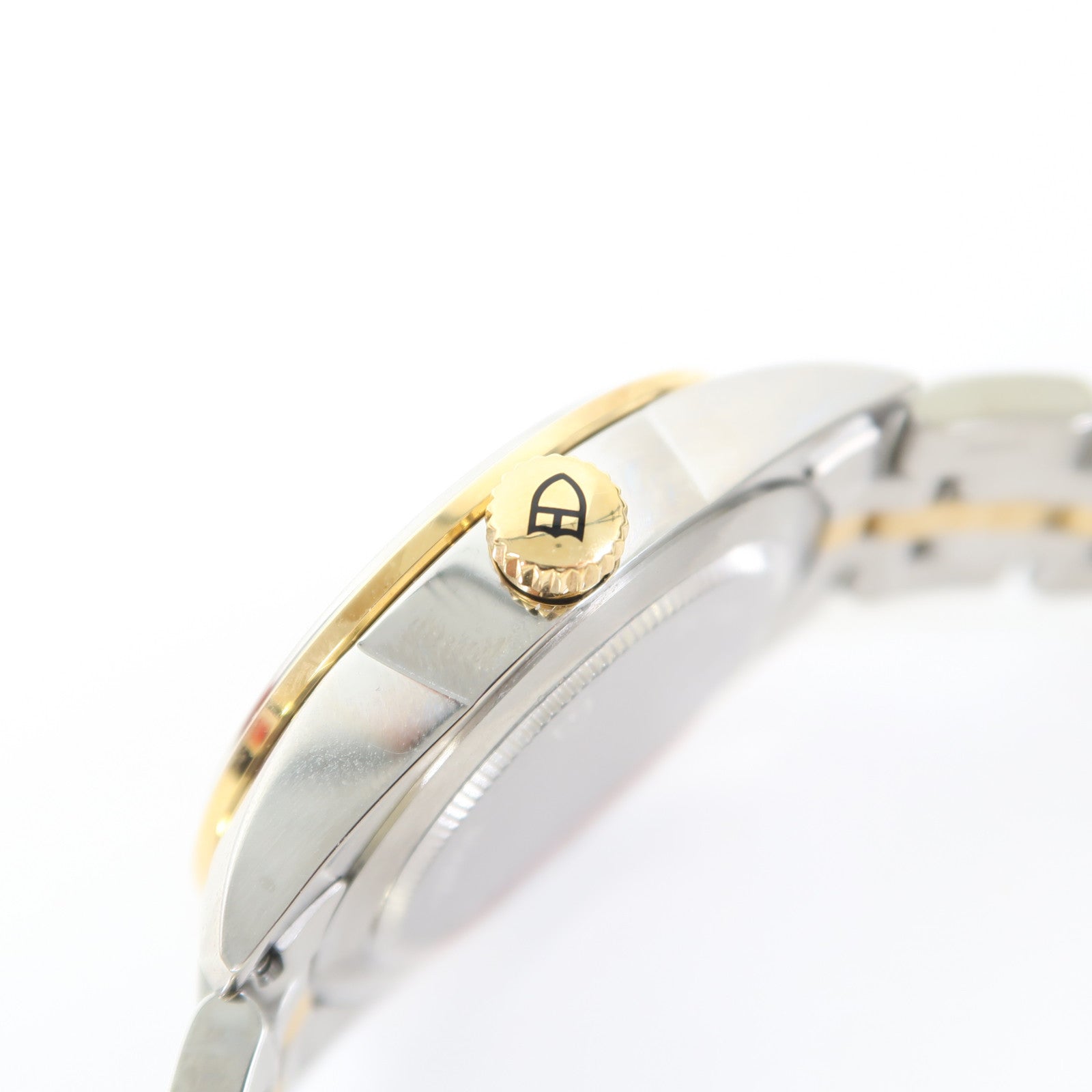 TUDOR Glamour Date不鏽鋼/18K黃金手錶自動機芯金色