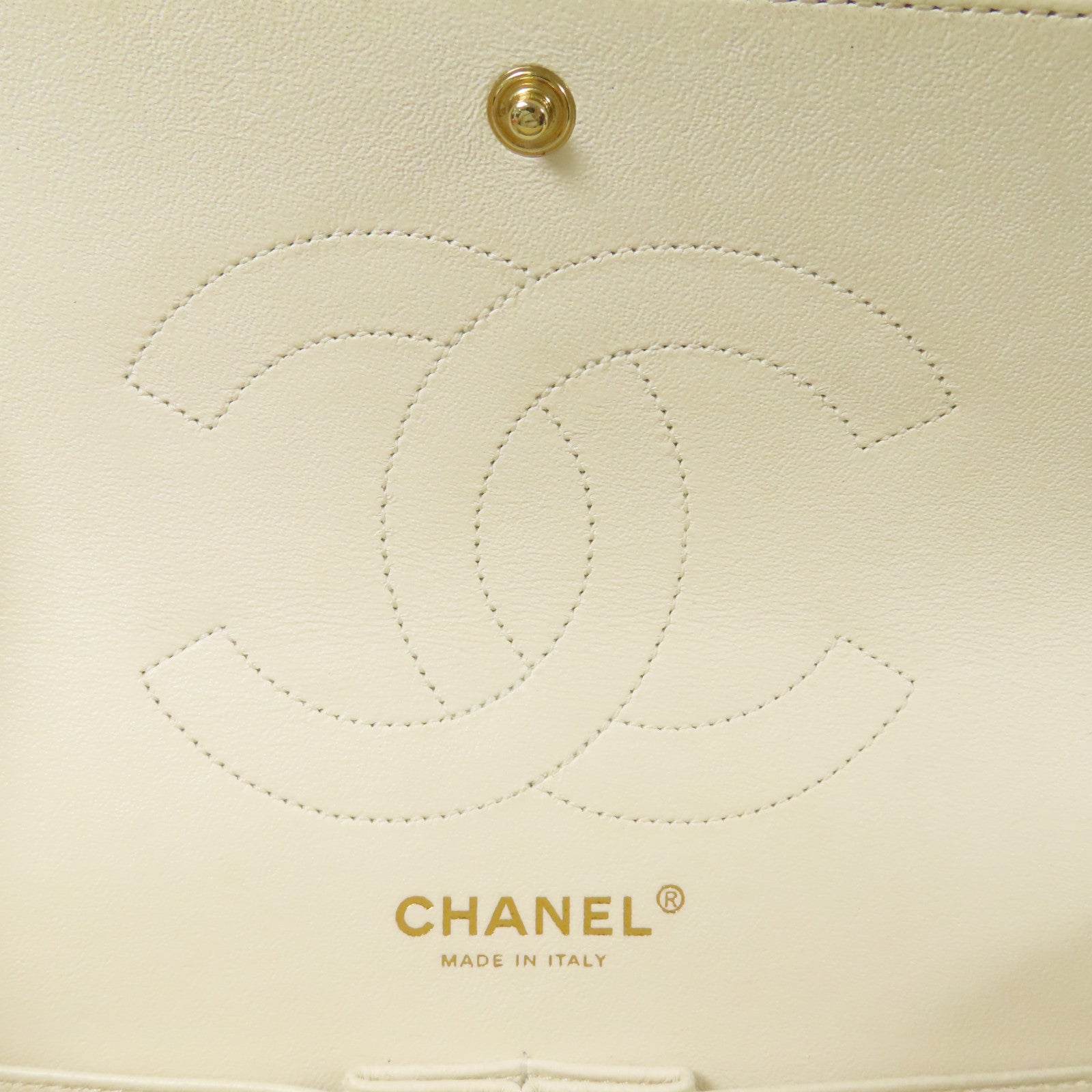 CHANEL 牛皮皮革2.55金扣鏈帶肩背袋
