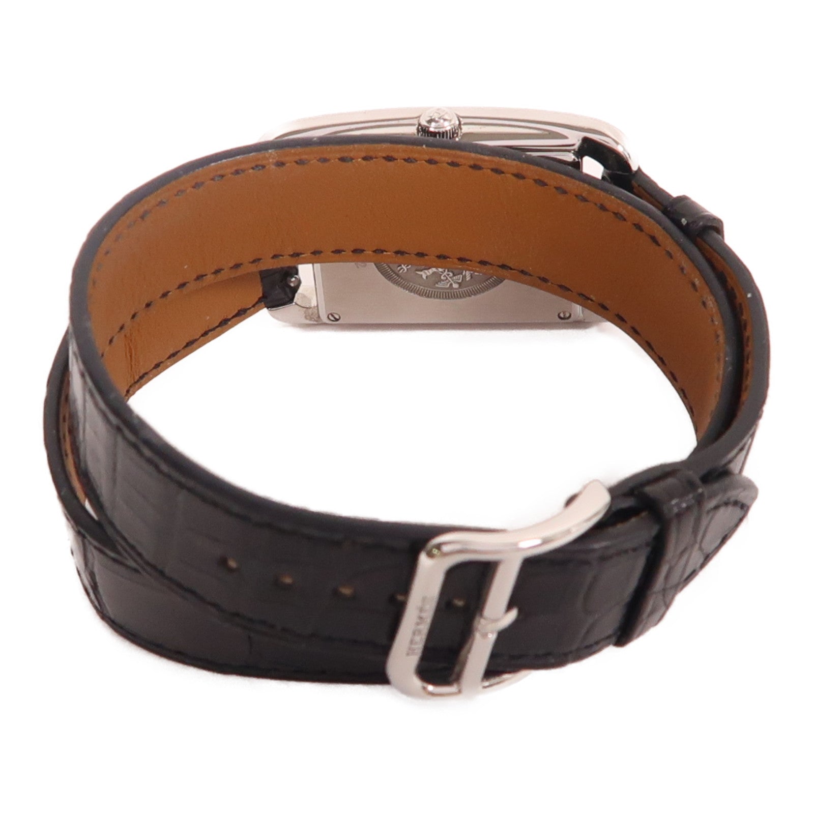 HERMES Cape Cod不鏽鋼手錶石英機芯白色