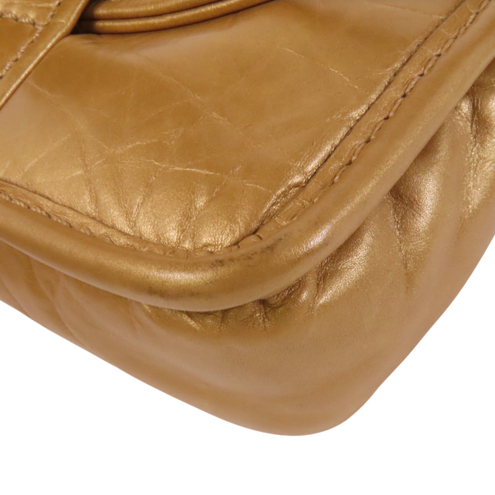 CHANEL 牛皮皮革Belt Bag銀扣腰包