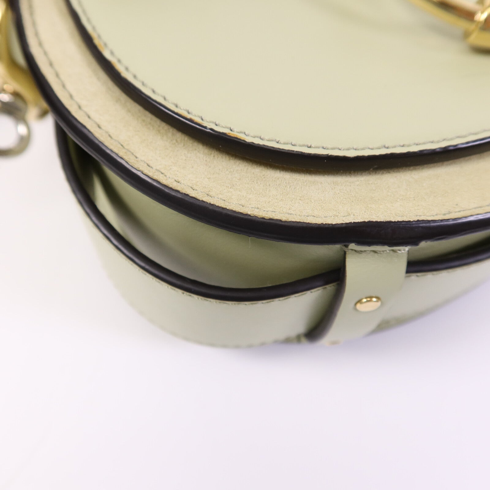 Chloe 牛皮皮革2 Way Shoulder Bag金扣手挽肩背兩用袋