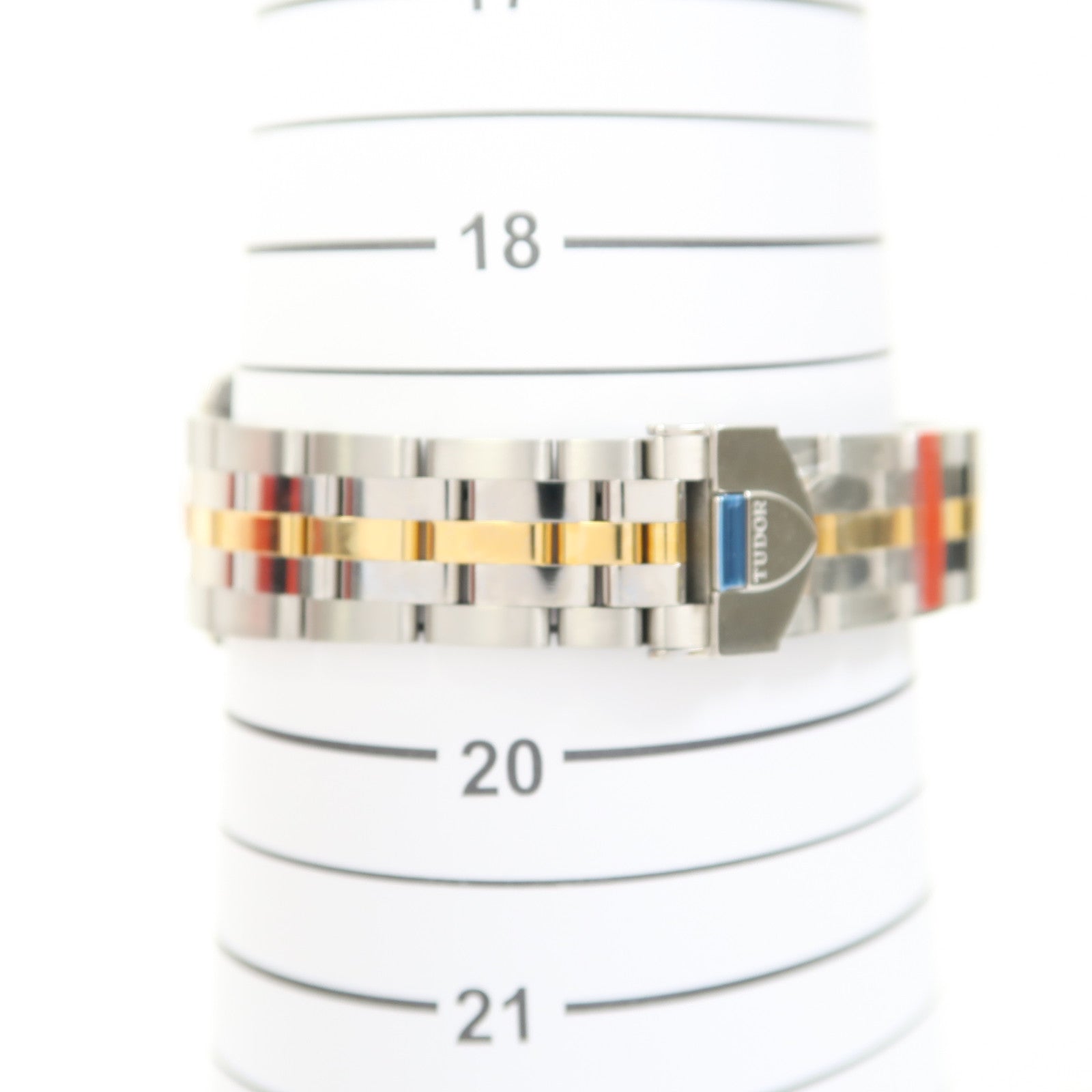 TUDOR Glamour Date不鏽鋼/18K黃金手錶自動機芯金色