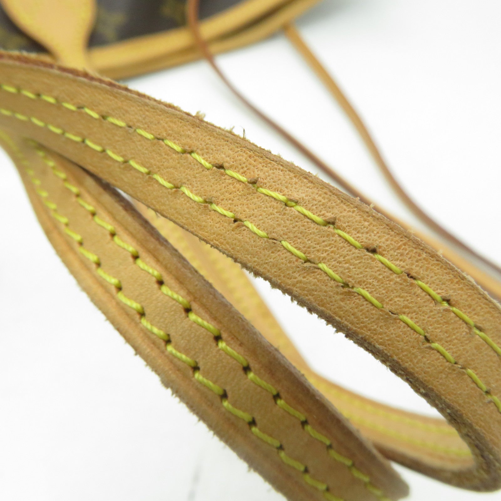 LOUIS VUITTON Monogram Neverfull GM金扣手挽袋啡色