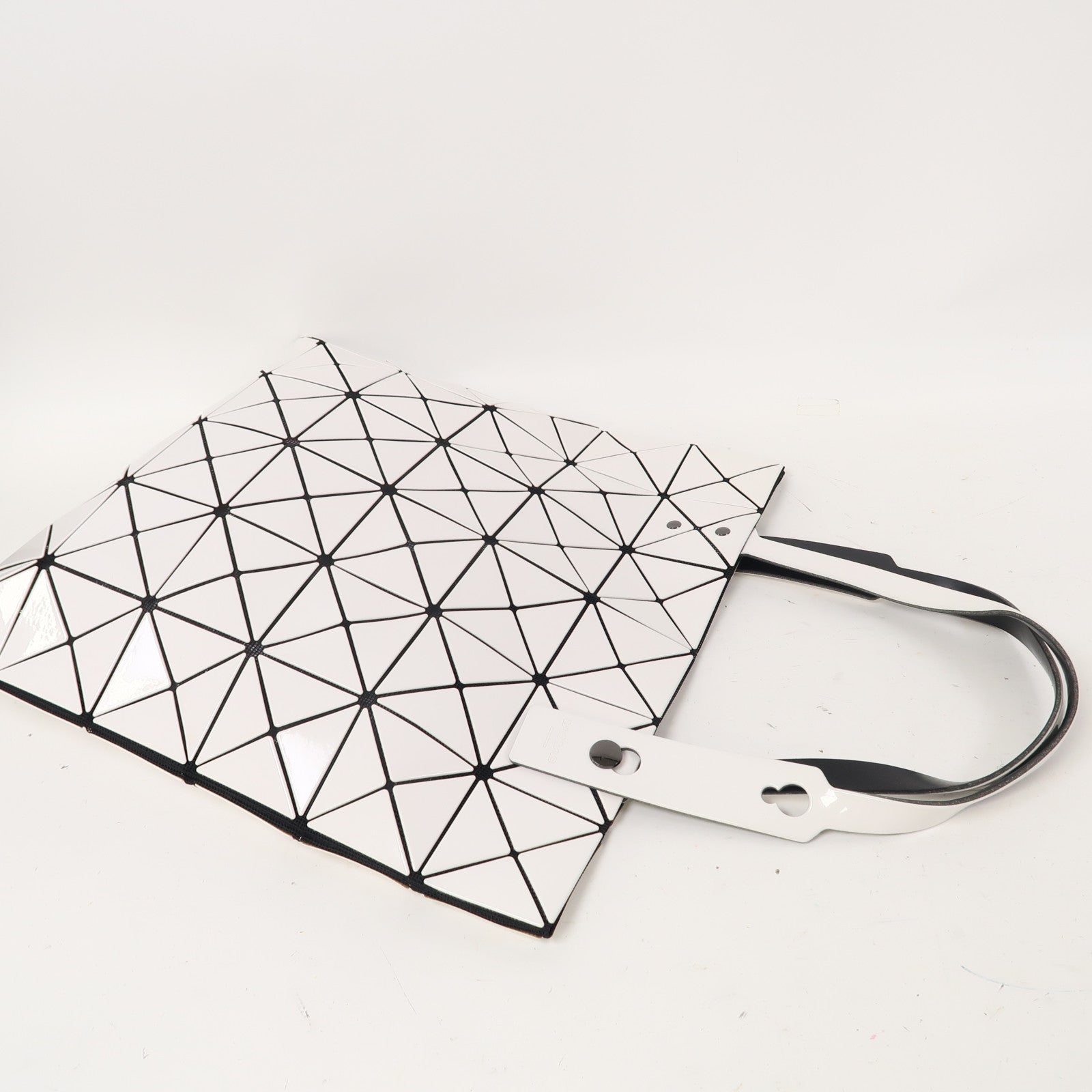 BAO BAO ISSEYMIYAKE PVC Shoulder Bag肩背袋白色