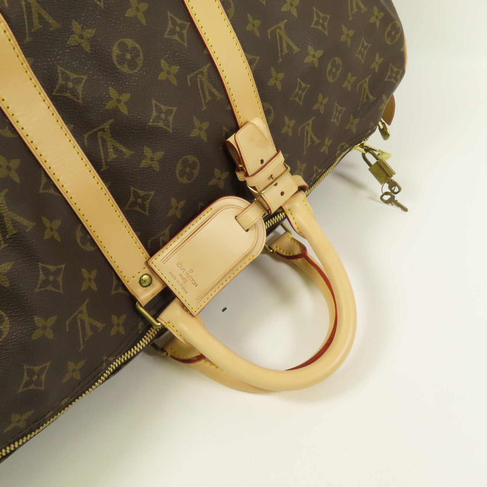 LOUIS VUITTON Monogram Keepall 50金扣手挽袋