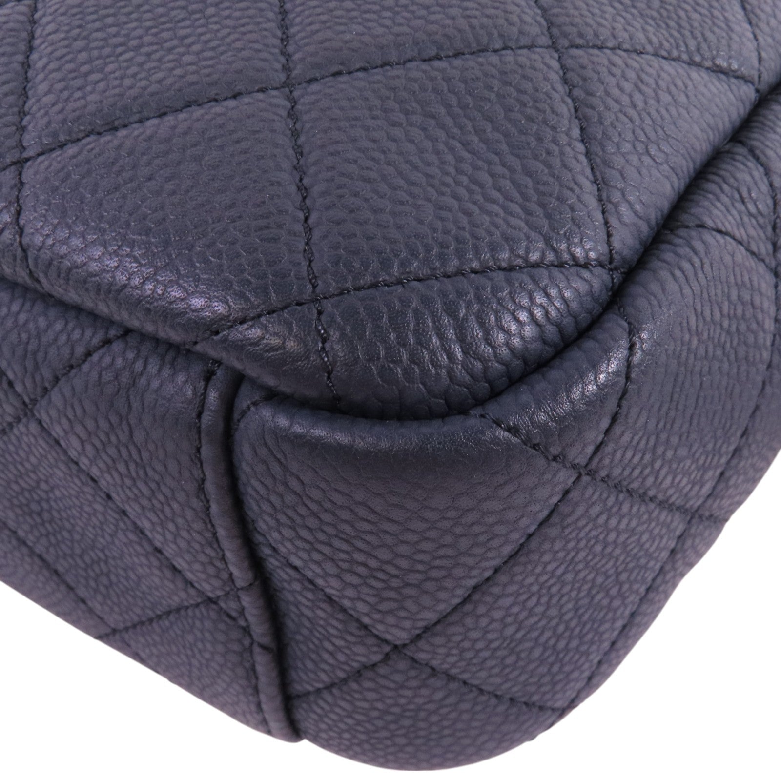 CHANEL 牛皮皮革Chain Shoulder Bag金扣鏈帶肩背袋