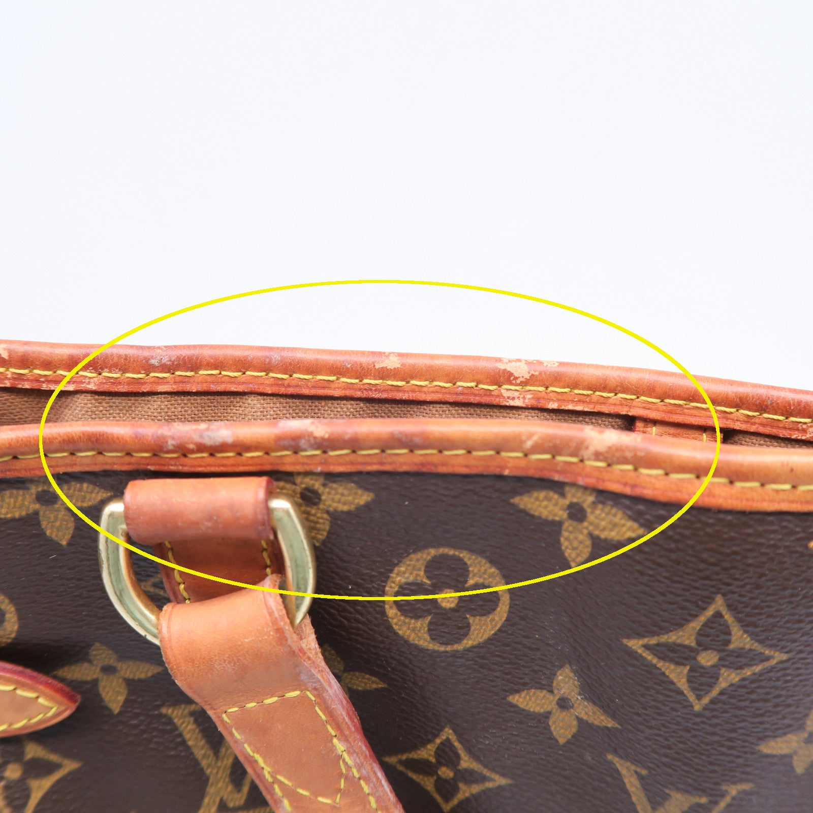 LOUIS VUITTON 【激減優惠】Monogram Batignolles Horizontal金扣肩背袋啡色