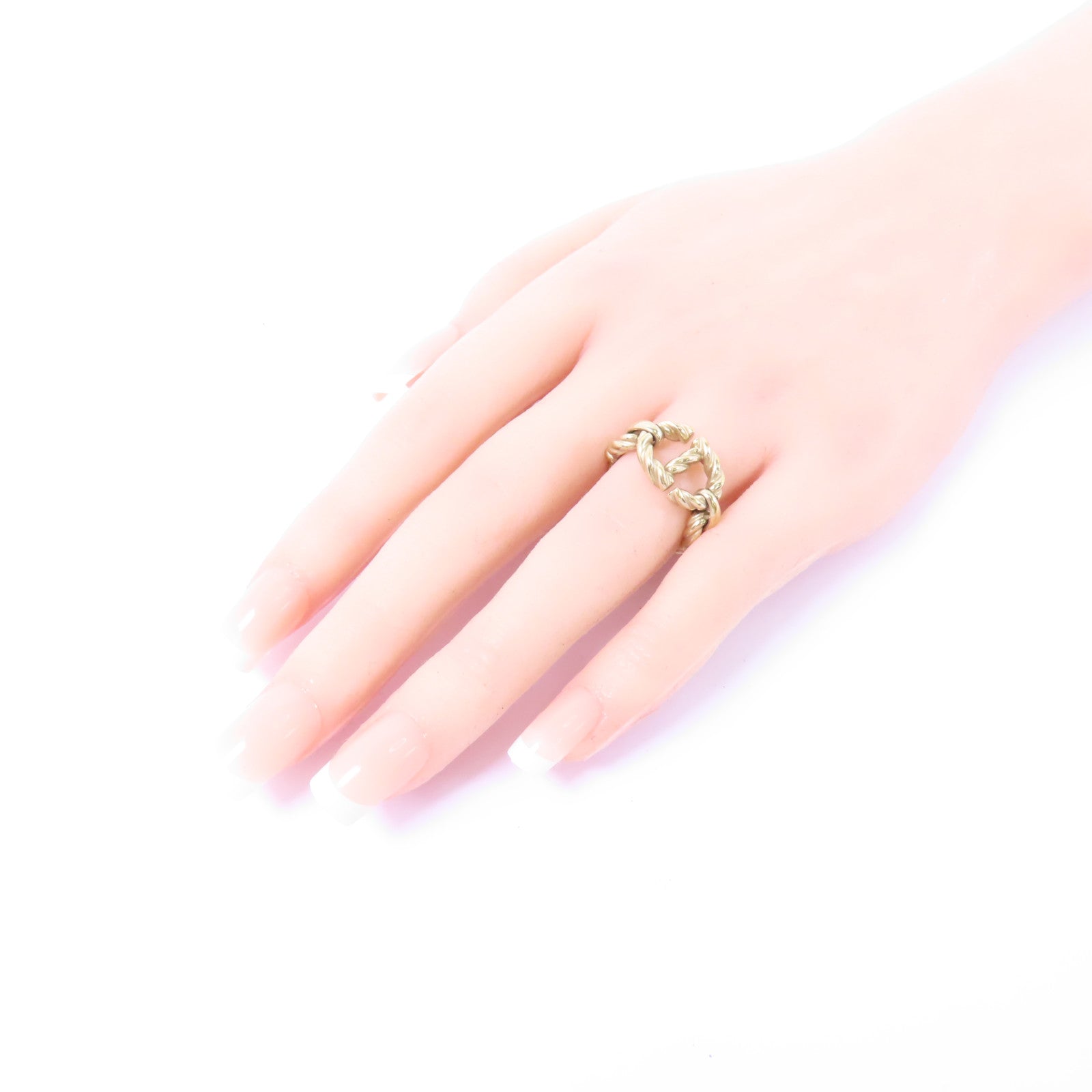 Dior 金屬Navy Ring戒指US#6.25金色
